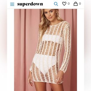Crochet Beach Coverup Dress